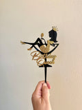 Birthday Queen cake topper (2 colour)