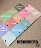 Layered Cake topper with name/age (3 colour)