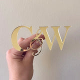 Initials Cake Plaque