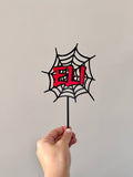 Spider web Cake Topper (double layer)
