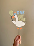 One silly goose Cake topper