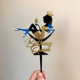 Birthday Queen cake topper (2 colour)