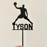 Basketball Cake Topper (custom name)