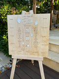 One year of.. photo + milestones board