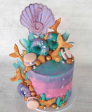 Shell Cake topper (3 colour)