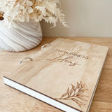 A5 Wooden note book