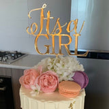 It’s a girl cake topper