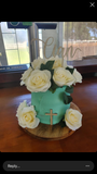 Baptism cake topper