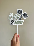 2 Fast Cake topper (3 colour)