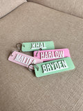 Name keyring (bag tag)