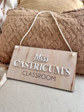 Teacher Name Sign