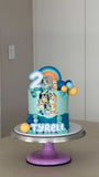 Name/Number Layered Cake topper set (bluey theme)