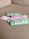 Name keyring (bag tag)