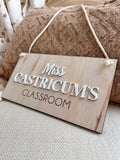 Teacher Name Sign