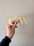 Initials Cake Plaque