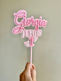 Heart Cake topper (3 colour)