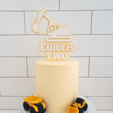 Digger Cake Topper (double layer)