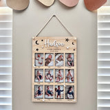 One year milestones photo frame