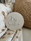 Pregnancy announcement plaque (acrylic)