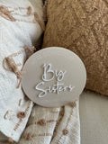 Pregnancy announcement plaque (acrylic)