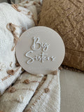 Pregnancy announcement plaque (acrylic)