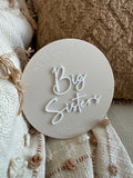 Pregnancy announcement plaque (acrylic)