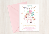 Unicorn Invitation
