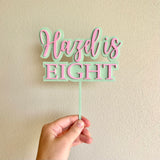 Cake Topper (double layer)