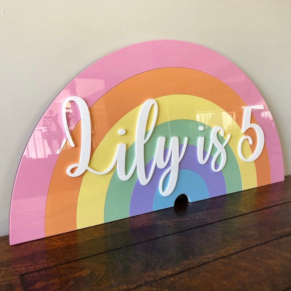 Rainbow Signage