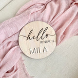 Hello my name is.. plaque