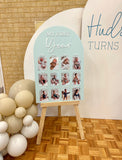 My First Year Acrylic Photo board + acrylic text (option 2)