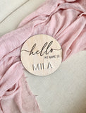 Hello my name is.. plaque