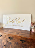 Business logo signage