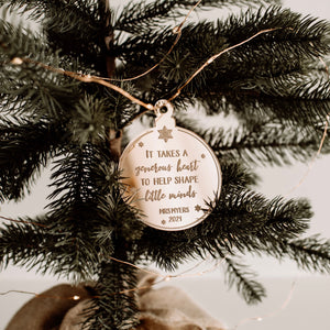 Teacher gift Christmas decoration