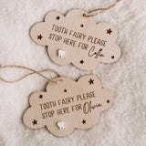 Tooth Fairy please stop here sign