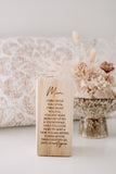 Tea light candle holder (I think about you often)