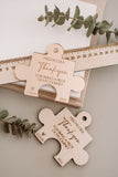 Teacher gift Christmas decoration (puzzle piece)