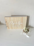 A4 Wedding Guest book (acrylic lettering)