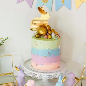 Rabbit cake topper