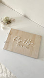 A4 Wedding Guest book (acrylic lettering)