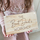 The Best Dads workshop Sign