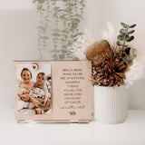 Siblings quote photo frame