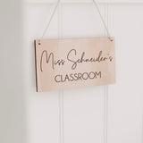 Classroom Sign (teachers name)