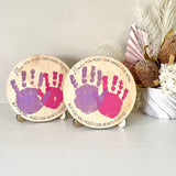 Handprint plaque on stand (custom name)