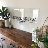 Business logo signage