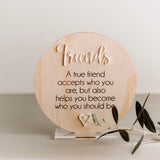 Friends Plaque