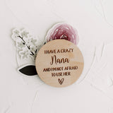 Crazy Nana magnet