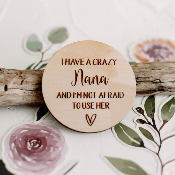 Crazy Nana magnet