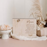 Mum + quote photo frame