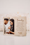 Family + quote photo frame